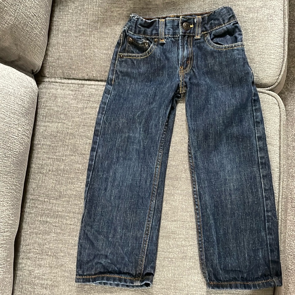 Boys Levi’s 505 regular blue jeans